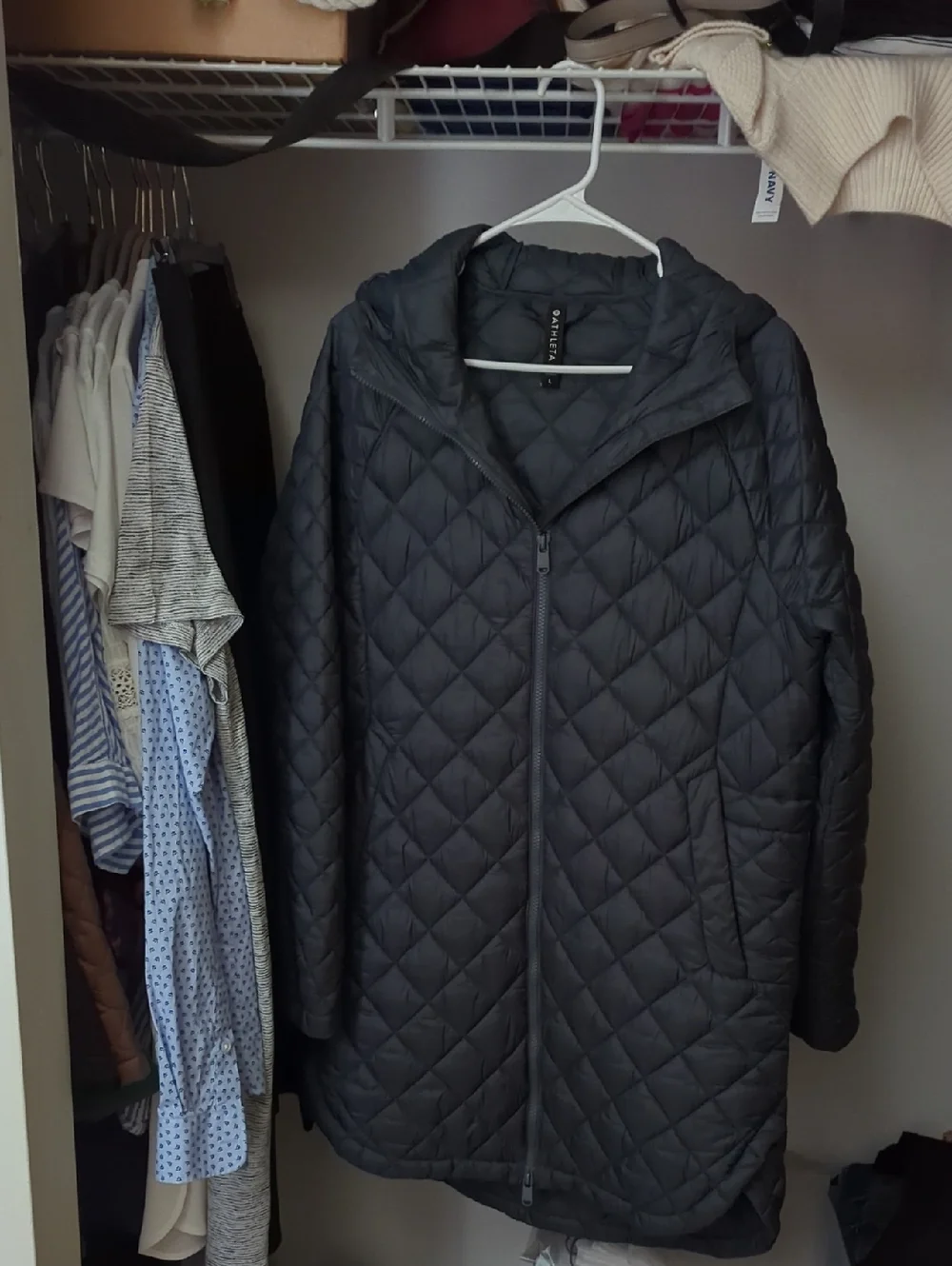 Athleta Whisper Featherless Parka Large - Picture 10 of 12